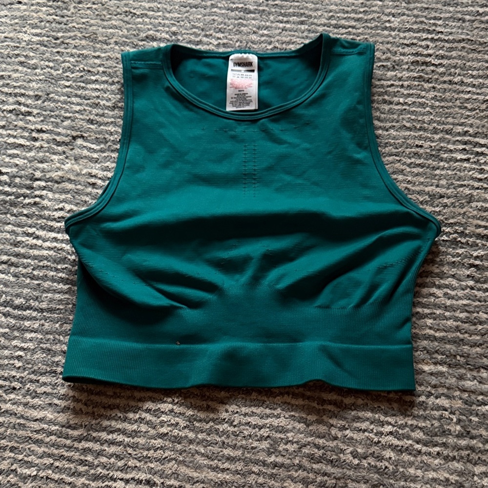 Gymshark Teal Crop Top